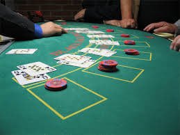 Tombol kontrol permainan dan statistik di meja Live Blackjack 8055 apk